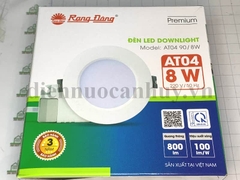 Đèn Downlight âm trần AT04 90/8W 4000K anh sáng trung tính