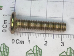 Bulong lục giác chìm đầu dẹt bắt giường tủ gỗ - Bulong vàng 6x30 (100 con/túi)