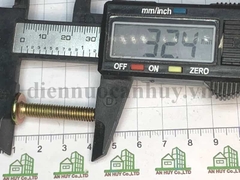 Bulong lục giác chìm đầu dẹt bắt giường tủ gỗ - Bulong vàng 6x30 (100 con/túi)