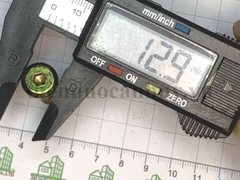 Bulong lục giác chìm đầu dẹt bắt giường tủ gỗ - Bulong vàng 6x30 (100 con/túi)