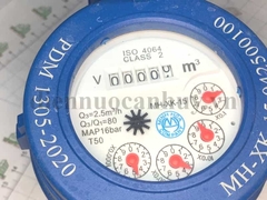 Đồng hồ nước nhựa Minh Hòa đa tia cấp B - lắp lắp đứng MH-XH 15