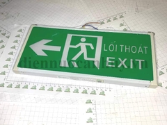 Đèn exit chỉ hướng 2 mặt 1 phía có kiểm định Tuoning -