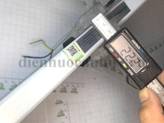 Đèn exit chỉ hướng 2 mặt 1 phía có kiểm định Tuoning -