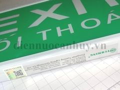 Đèn exit lối thoát 2 mặt có kiểm định Tuoning - E2W-20
