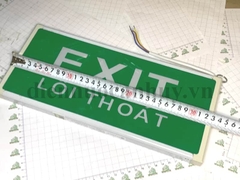 Đèn exit lối thoát 2 mặt có kiểm định Tuoning - E2W-20