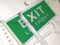Đèn exit lối thoát 2 mặt có kiểm định Tuoning - E2W-20