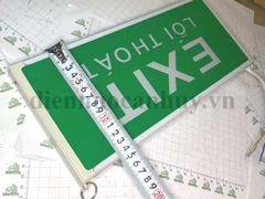 Đèn exit lối thoát 1 mặt có kiểm định Tuoning - E2W-18