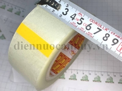 Băng dính trong trắng ngà 4.8Fx2.2 kg lõi dày 7mm (0.367 kg/cuận - 6 cuộn/cây)