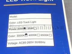 drd - đèn rọi ray Đèn Tracklight 20W ánh sáng vàng (2 cái/hộp)