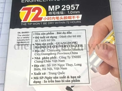 Bút kỹ thuật màu đen chuyên dụng đánh dấu lỗ đặc biệt