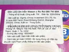 Đèn Downlight âm trần Philips Meson 90 7W anh sáng trắng 6500K