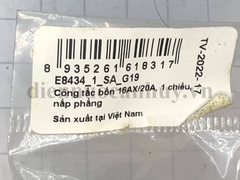 Schneider  Zencelo - Bộ công tắc bốn 1 chiều 16AX- E8434_1_SA_G19