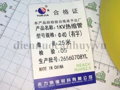 gen co 40 dành cho cốt 240  - vàng  (25 m/cuộn)