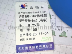 gen co 40 dành cho cốt 240  - xanh  (25 m/cuộn)