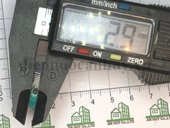 Cốt dẹt dành cho dấy 1.5 và dây 0.75 mầu xanh ngọc DBV1.25-14