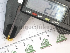 Cốt dẹt 2.5 (1.5; 2.5) vàng DBV2-14