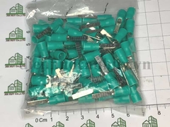 Cốt dẹt cỡ 2.5mm2 có thể dùng cho dây 2.5 và dây 1.5 mầu xanh ngọc DBV2-14