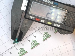 Cốt dẹt cỡ 2.5mm2 có thể dùng cho dây 2.5 và dây 1.5 mầu xanh ngọc DBV2-14