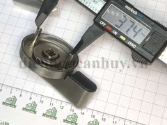Khóa gạt cài cửa vách ngăn toilet nhà vệ sinh inox 304 MNEQ460