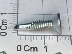 Vít ren mịn dài 1.5cm mầu trắng đầu tự khoan đuôi cá