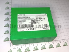 Át Chống Giật bảo vệ quá tải Schneider (Sn) Acti9 - RCBO 32A 1P+N 30MA 6kA - A9D31632