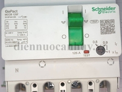 Át khối MCCB Schneider 3 pha 4 cực 125A 30 kA sản xuất tại ấn độ G12F4A125 loại có điều chỉnh