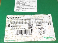 Át khối MCCB 3 pha 80A có điều chỉnh Schneider xuất xứ ấn độ G12T4A80