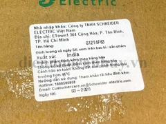 Át khối MCCB Schneider loại không chỉnh dòng, 3 pha 4 cực 63A dòng điện phá hủy 10kA, xuất xứ ấn độ G12T4F63