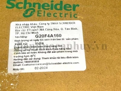 Át khối MCCB có chỉnh dòng, 3 pha, 4 cực 160A Schneider G20F4A160