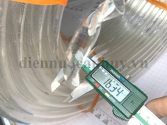 Dây ống tio  dẻo đường kính danh nghĩa phi16, mầu trong xuốt