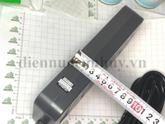 Ổ cắm kéo rạng đông dài 5m có dây cắm màu đen, có công tắc loại 10A, chịu tải thấp