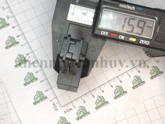 Đầu nối thẳng cho 2 thanh ray đèn rọi asia NT loại mầu đen
