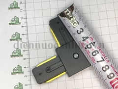 Đầu nối vuông góc cho thanh ray đèn rọi NV - mầu đen