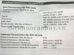 át tô mát Chống Giật Sino loại 2 cực 16A, dòng cắt 30mA, an toàn, phù hợp làm át nguồn cho bàn gia công