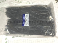 Dây thít nhựa mầu đen, dài 25 cm bản rộng 5mm