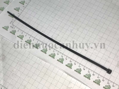 Dây thít nhựa mầu đen, dài 25 cm bản rộng 5mm