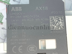 Công tắc tơ khởi động từ ABB 3P 18A 220-230V AC-AX18-30-10-80
