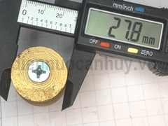 Quả dọi số 3 đồng thau cỡ nhỏ phi 28