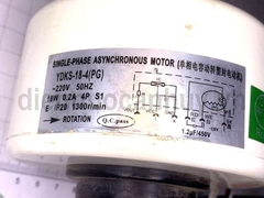 Quạt Dàn Lạnh Đa Năng 18W 6 Dây Trục Ngắn 35mm YDKS-18-4 (PG)