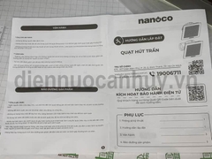 Quạt hút mùi Pana Nanoco NCV2020-C 18W trần ngang lỗ mở 262x262