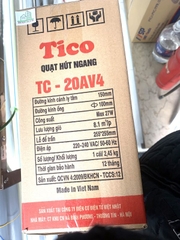 Quạt hút mùi Tico hút ngang TC-20AV4