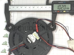 Quạt tủ lạnh phi 100 Toshiba 12V 0.11A Nidec GW10C12MS2BA