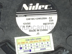Quạt tủ lạnh phi 100 Toshiba 12V 0.11A Nidec GW10C12MS2BA