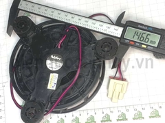Quạt tủ lạnh tròn phi 124 Toshiba 12V 0.171A Nidec GW12E12MS1FB