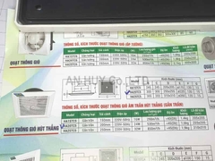Quạt hút mùi Tico trần thẳng 20AV5 lỗ mở 255x255