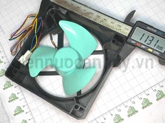Quạt tủ lạnh Panasonic inverter 11x11cm 4 dây cánh xanh