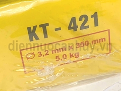 Que hàn sắt kim tín KT 421 đường kính 3.2mm