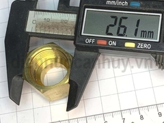 Rắc co ống đồng điều hòa 16 tiện ren trong 1/2