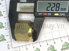 Rắc co ống đồng điều hòa 16 tiện ren trong 1/2