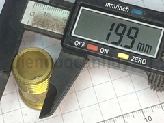 Rắc co chân đui đồng hồ nước đồng